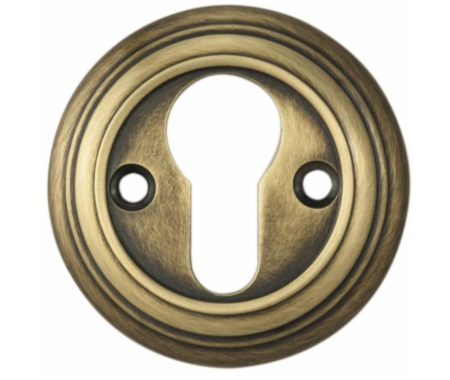 Florentine Bronze Euro Key Escutcheon | DK1FB
