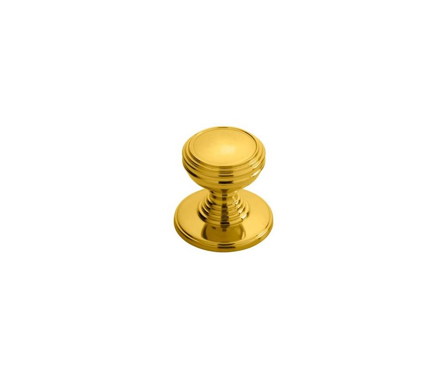 Polished Brass 31mm Delamain Plain Knob | DK47CPB