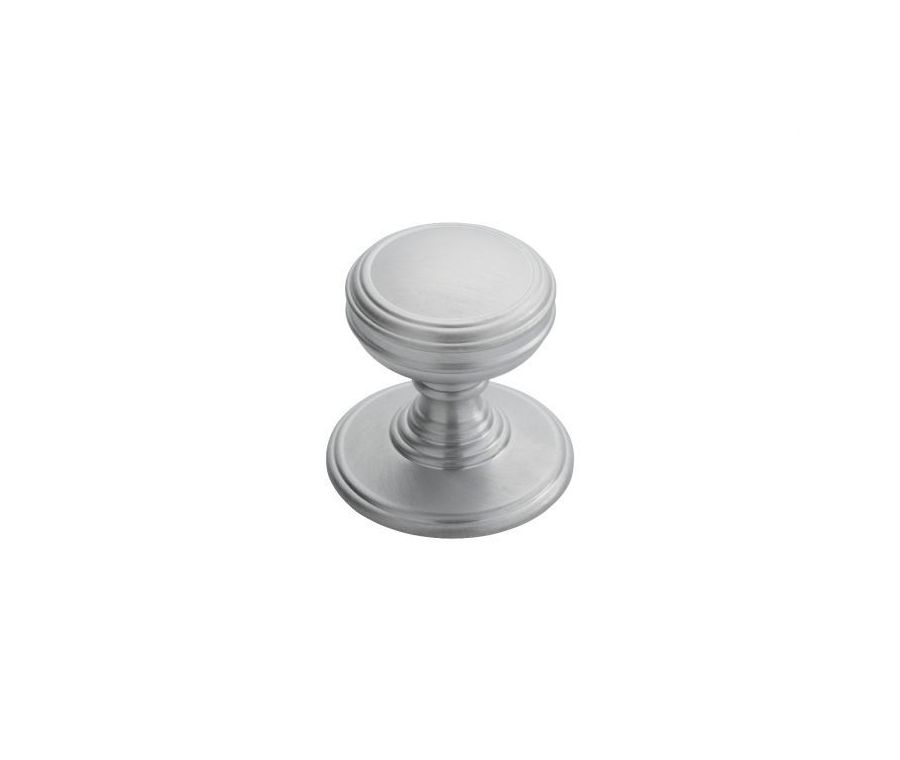 Satin Chrome 38mm Delamain Plain Knob | DK47DSC