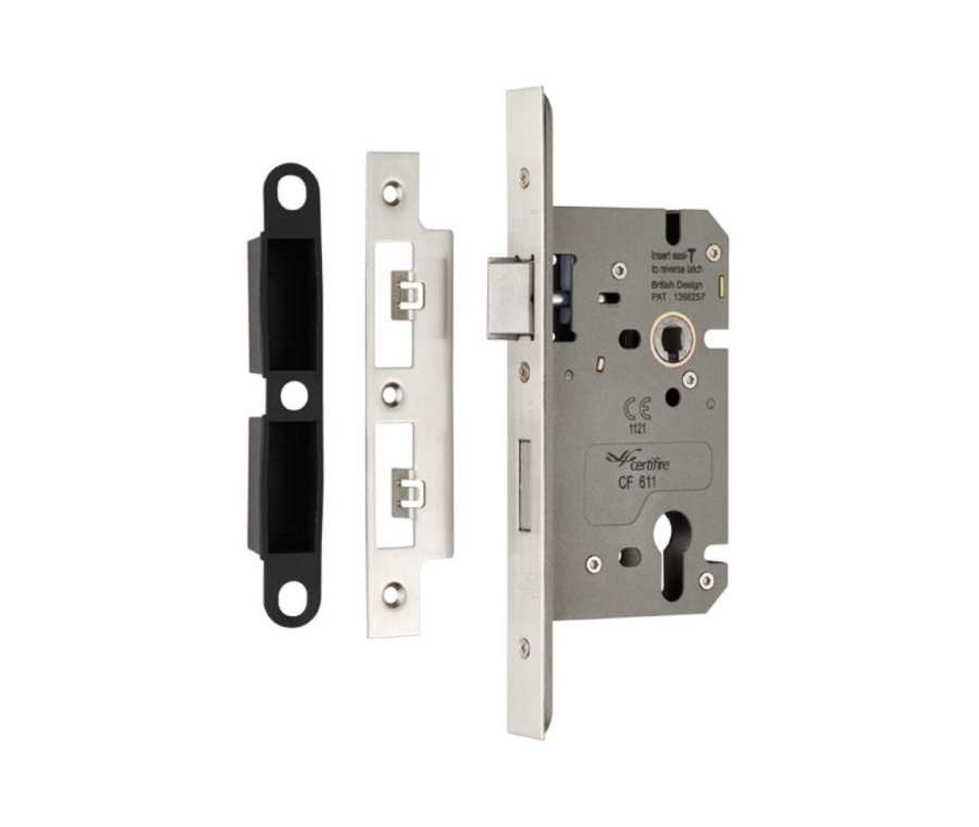 Satin Brass Easi T Din Standard Euro Profile Sashock | DLS7260EPSB