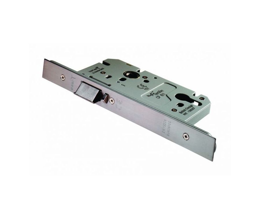 Satin Stainless Steel Easi T Architectural DIN Standard Nightlatch | DLS7260NLASSS