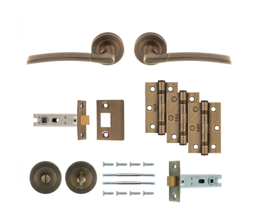 Antique Brass Cabanas Bathroom Pack - Ultimate Door Pack