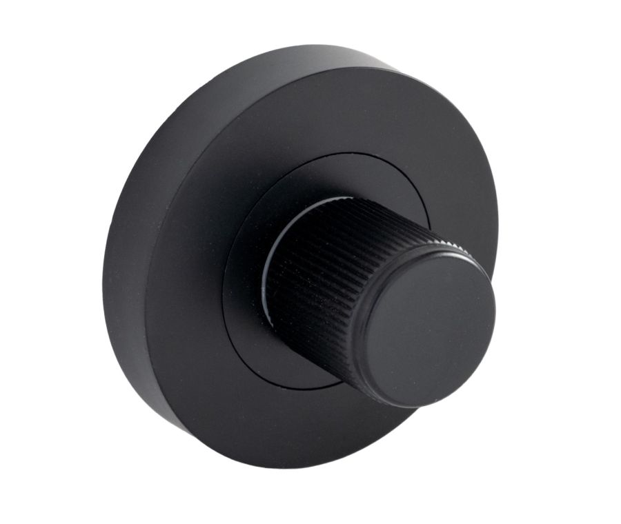 Matt Black Insignia Reeded Thumbturn & Snib Release | 63291