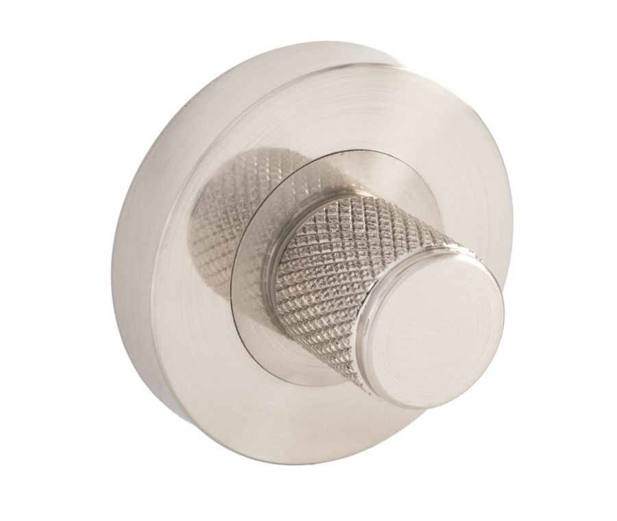 Satin Nickel Insignia Knurled Thumbturn & Snib Release | 63282