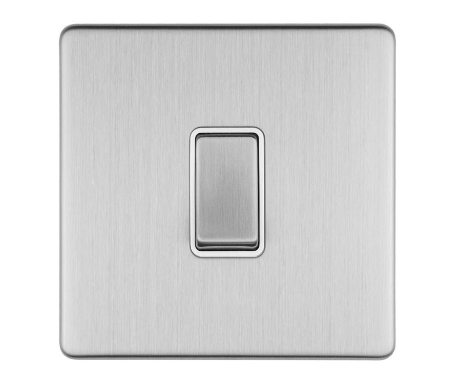 Eurolite Stainless Steel 1 Gang 10A Intermediate Switch  | ECSSINT