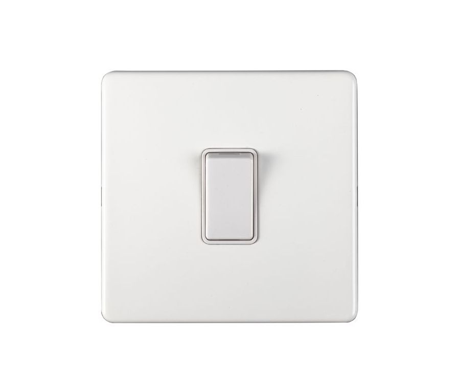 Eurolite White 1 Gang 10A Intermediate Switch  | ECWINTW