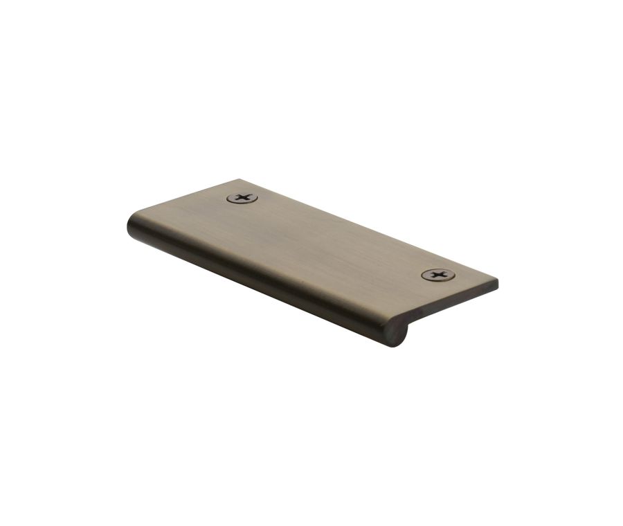 Heritage Brass Antique Brass Edge Pull Cabinet Handle 100mm