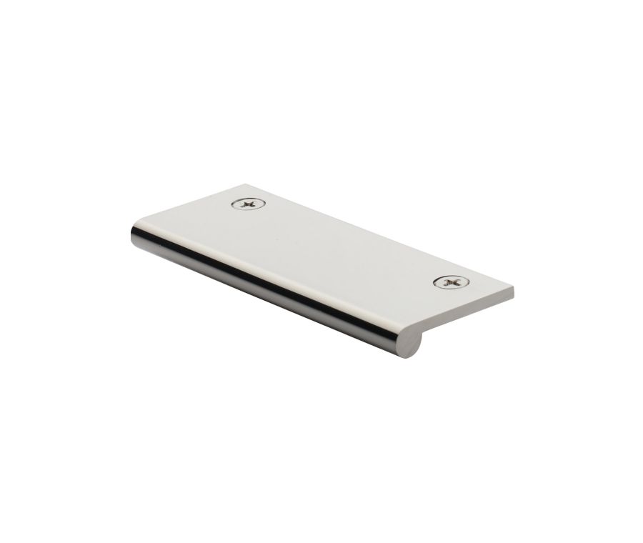 Heritage Brass Polished Nickel Finish Edge Pull Cabinet Handle 100mm