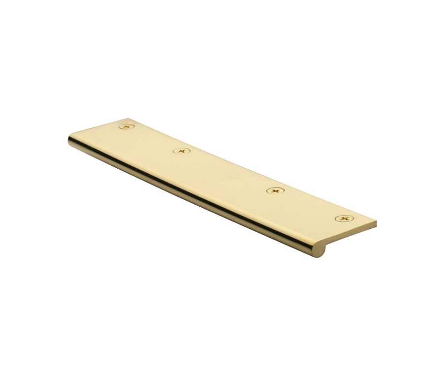 Heritage Brass Polished Brass Edge Pull Cabinet Handle 200mm