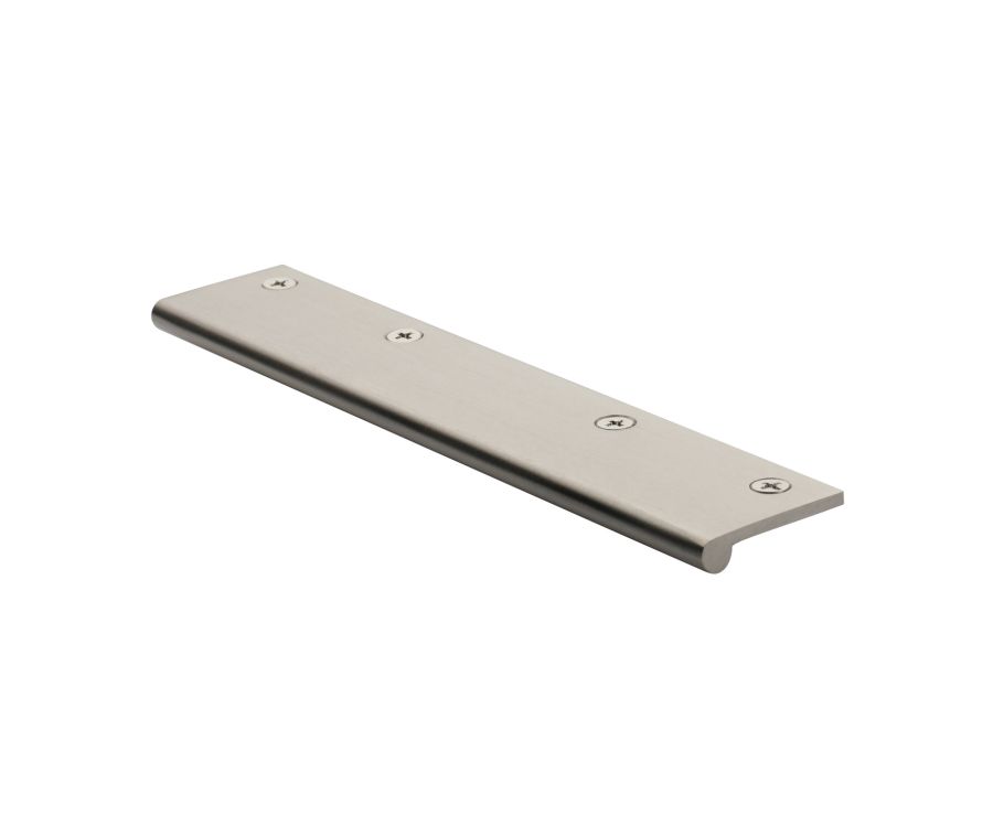 Heritage Brass Satin Nickel Edge Pull Cabinet Handle 68mm