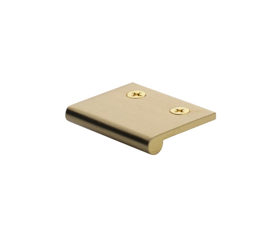 Heritage Brass Satin Brass Edge Pull Cabinet Handle 50mm
