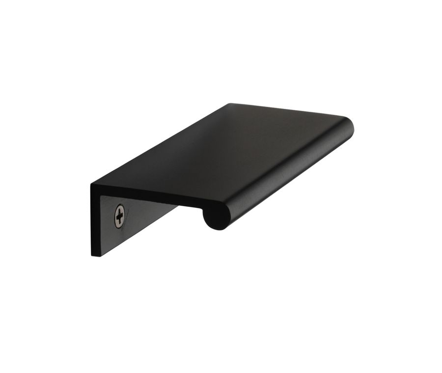 Heritage Brass Matt Black EPR Edge Pull Cabinet Handle 100mm