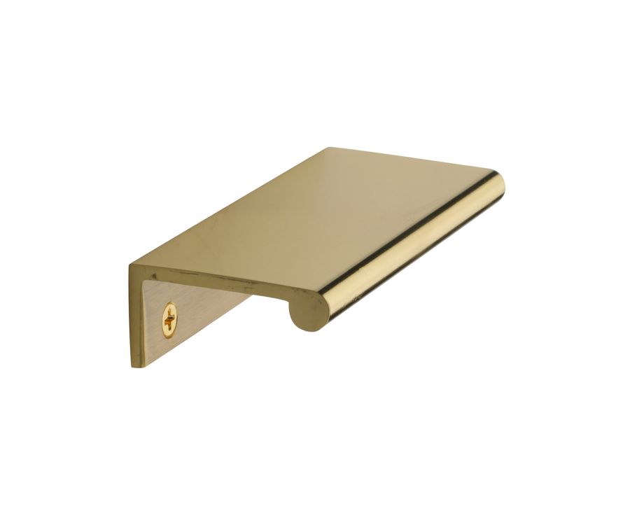Heritage Brass Polished Brass EPR Edge Pull Cabinet Handle 100mm