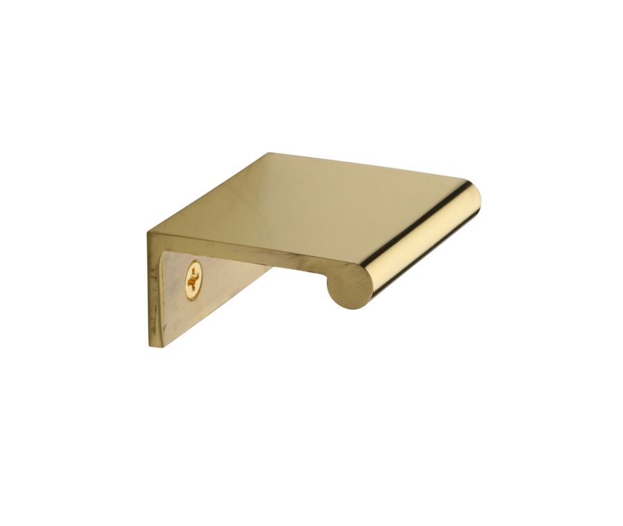 Heritage Brass Polished Brass EPR Edge Pull Cabinet Handle 50mm
