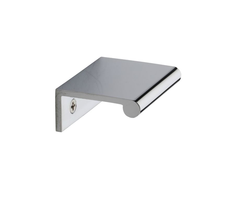 Heritage Brass Polished Chrome EPR Edge Pull Cabinet Handle 50mm