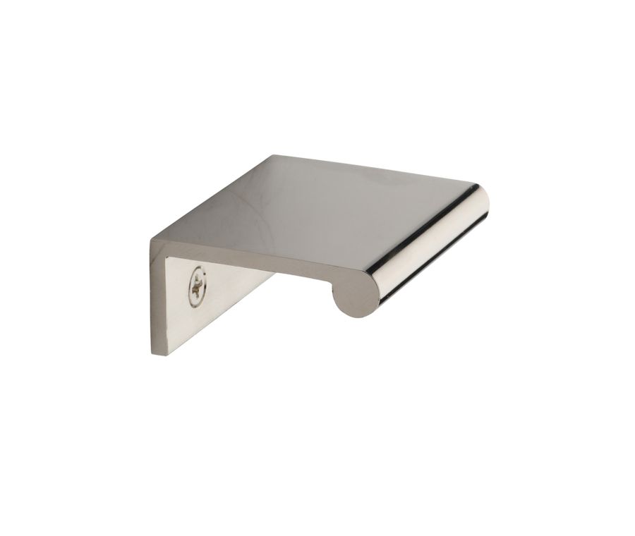 Heritage Brass Polished Nickel Finish EPR Edge Pull Cabinet Handle 50mm