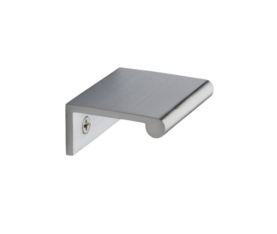 Heritage Brass Satin Chrome EPR Edge Pull Cabinet Handle 50mm