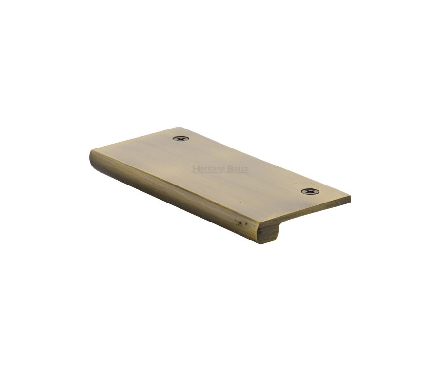 Heritage Brass Antique Brass EPT Edge Pull Cabinet Handle 100mm