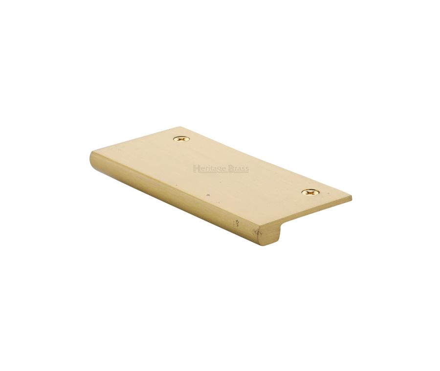 Heritage Brass Satin Brass EPT Edge Pull Cabinet Handle 100mm