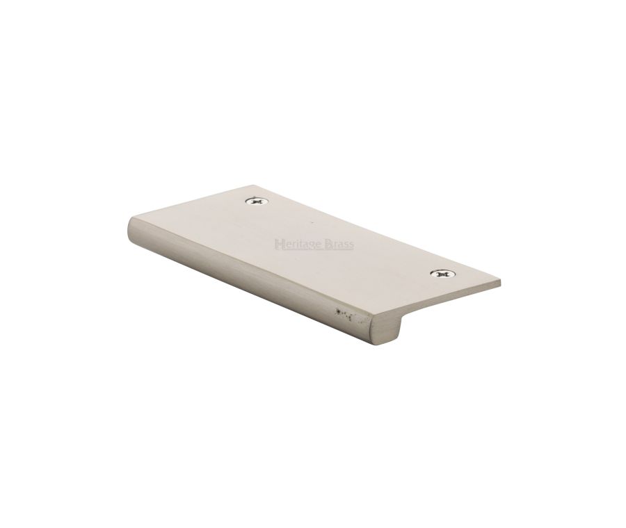 Heritage Brass Satin Nickel EPT Edge Pull Cabinet Handle 100mm