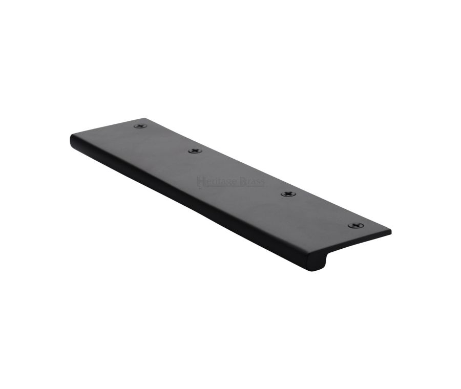 Heritage Brass Matt Black EPT Edge Pull Cabinet Handle 200mm