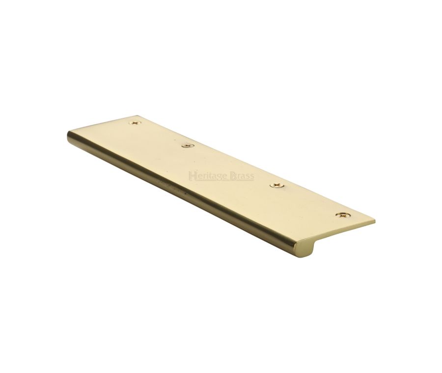Heritage Brass Polished Brass EPT Edge Pull Cabinet Handle 200mm