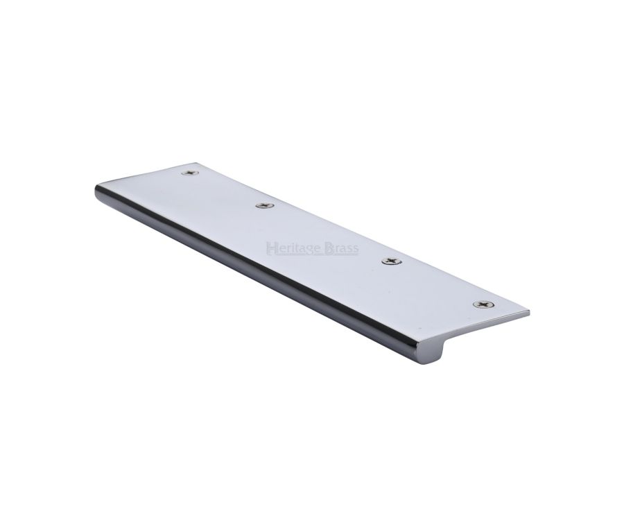 Heritage Brass Polished Chrome EPT Edge Pull Cabinet Handle 200mm