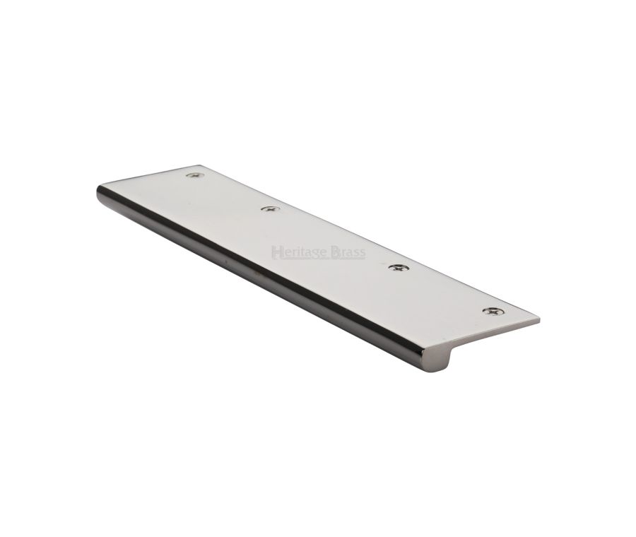 Heritage Brass Polished Nickel Finish EPT Edge Pull Cabinet Handle 200mm