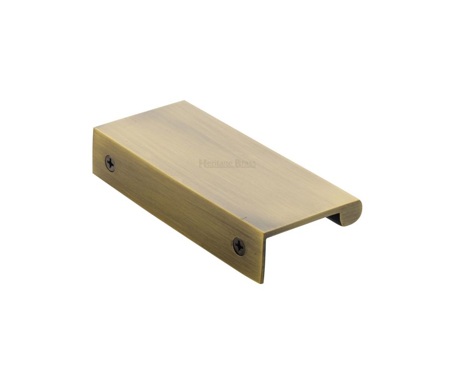 Heritage Brass Antique Brass EPTR Edge Pull Cabinet Handle 100mm