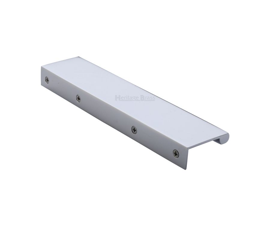 Heritage Brass Polished Chrome EPTR Edge Pull Cabinet Handle 200mm