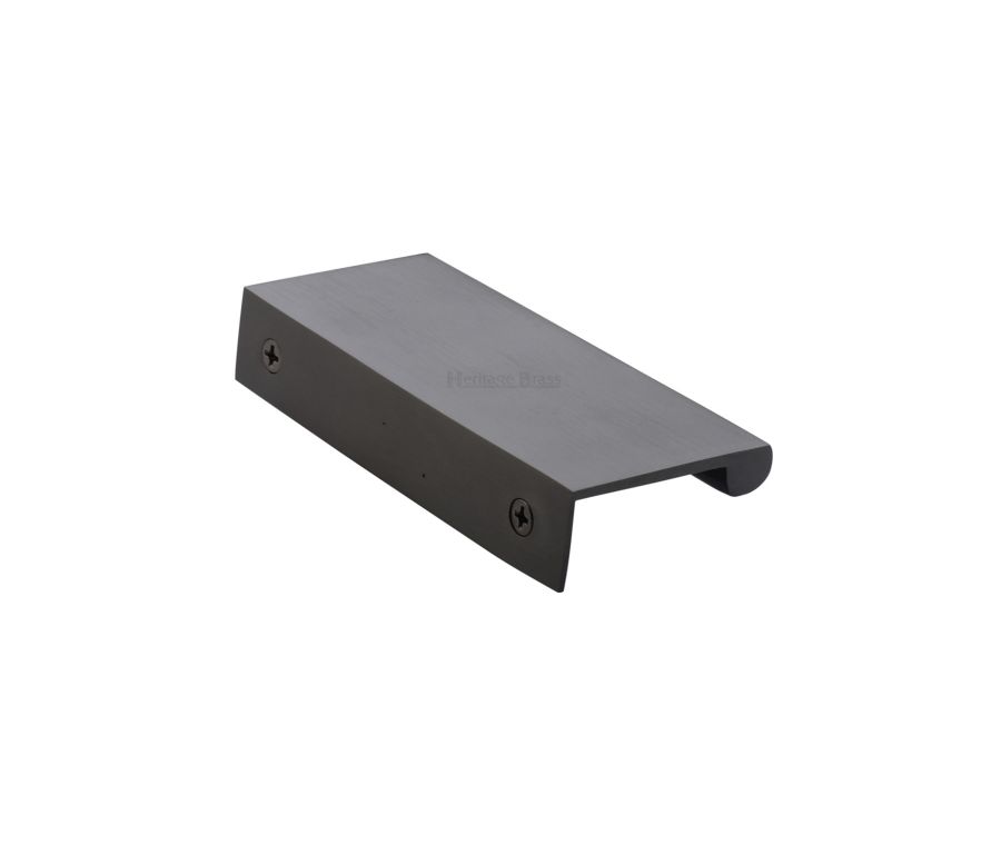 Heritage Brass Matt Bronze EPTR Edge Pull Cabinet Handle 50mm