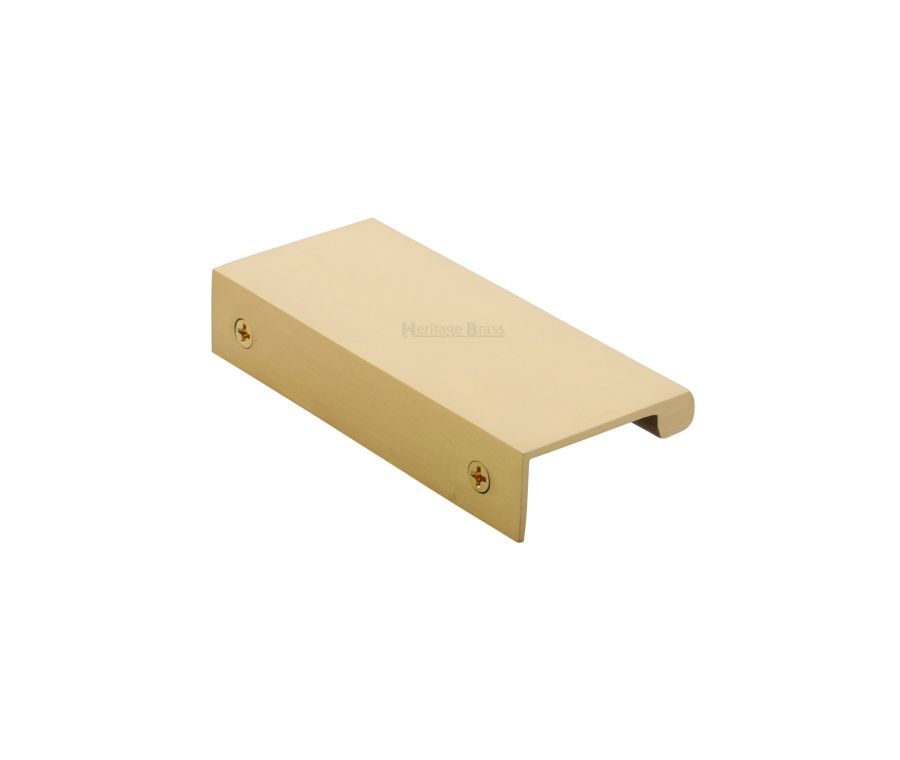 Heritage Brass Satin Brass EPTR Edge Pull Cabinet Handle 50mm