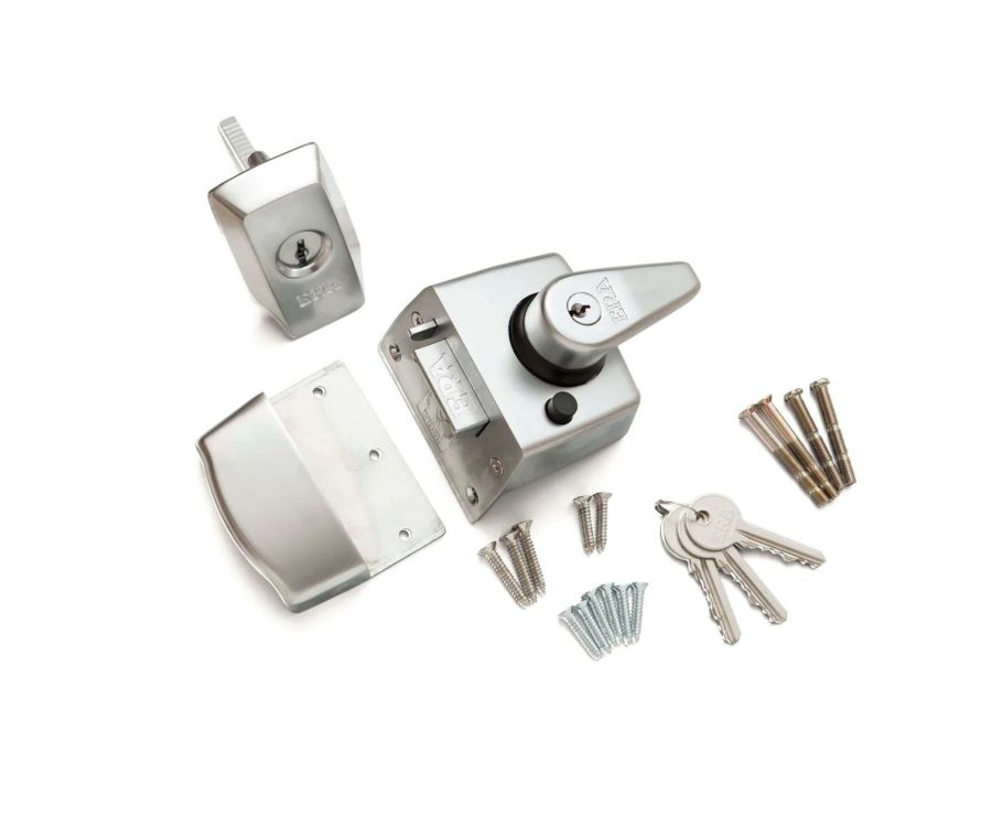 Era Satin Chrome 1830 40mm British Standard Nightlatch | 1830SC