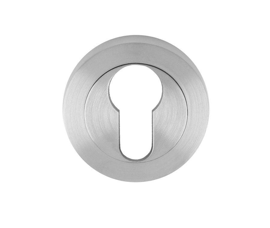 Carlisle Brass Satin Chrome Euro Escutcheon | EUL001SC