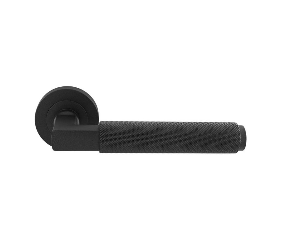 Matt Black Terazzo Lever on Round Rose | EUL060MB 