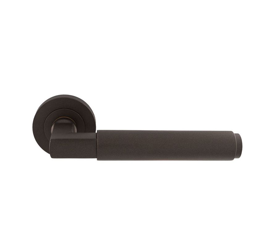 Matt Bronze Masano Lever on Round Rose | EUL070MBRZ