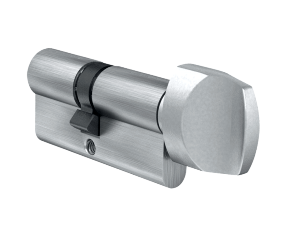 Evva 87mm A5 Nickel Plated Euro Cylinder & Turn 41/T46 | L7009