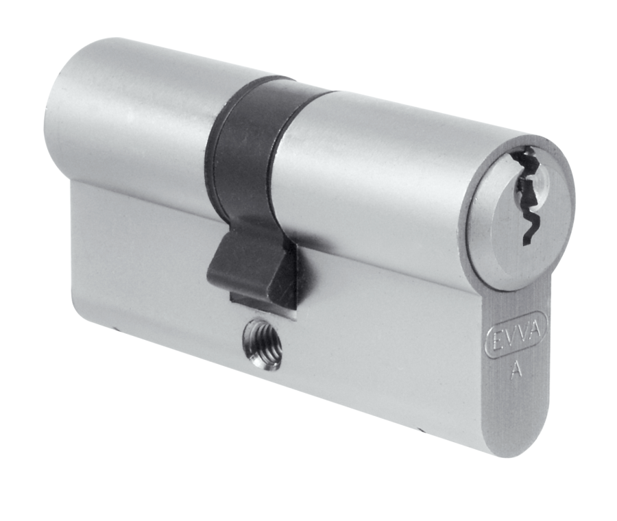 Evva Keyed Alike 72mm A5 Nickel Plated Euro Double Cylinder 36/36 | L6149KA