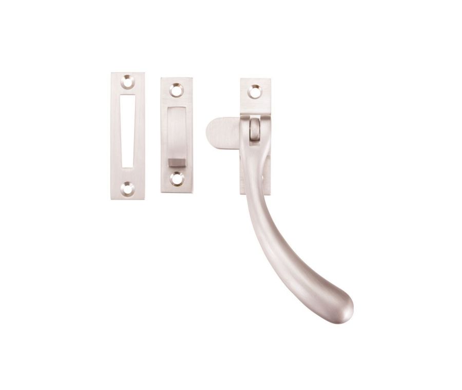 PVD Satin Nickel Standard Casement Fastener with hook & plate | FB103PVDSN
