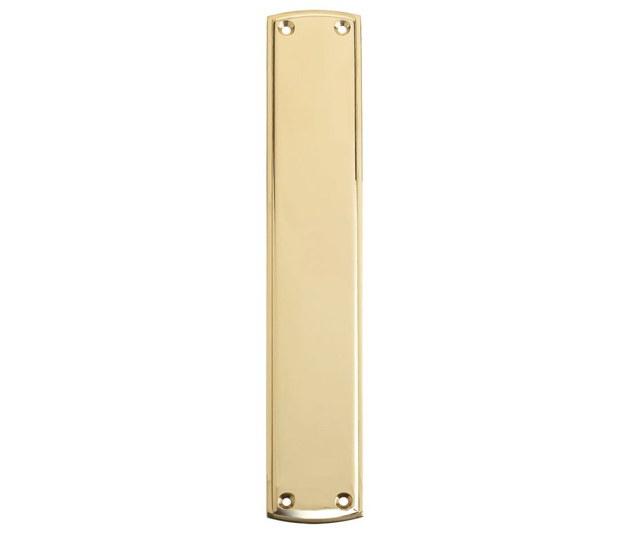 Polished Brass 382 x 64mm Fingerplate | FB107PB