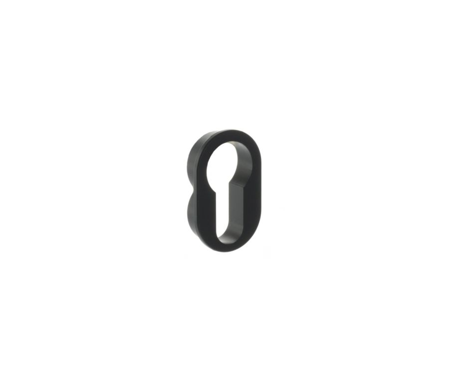 Pair Urban Dark Bronze Concealed Rose Euro Round Escutcheon | FCRESCEUDB