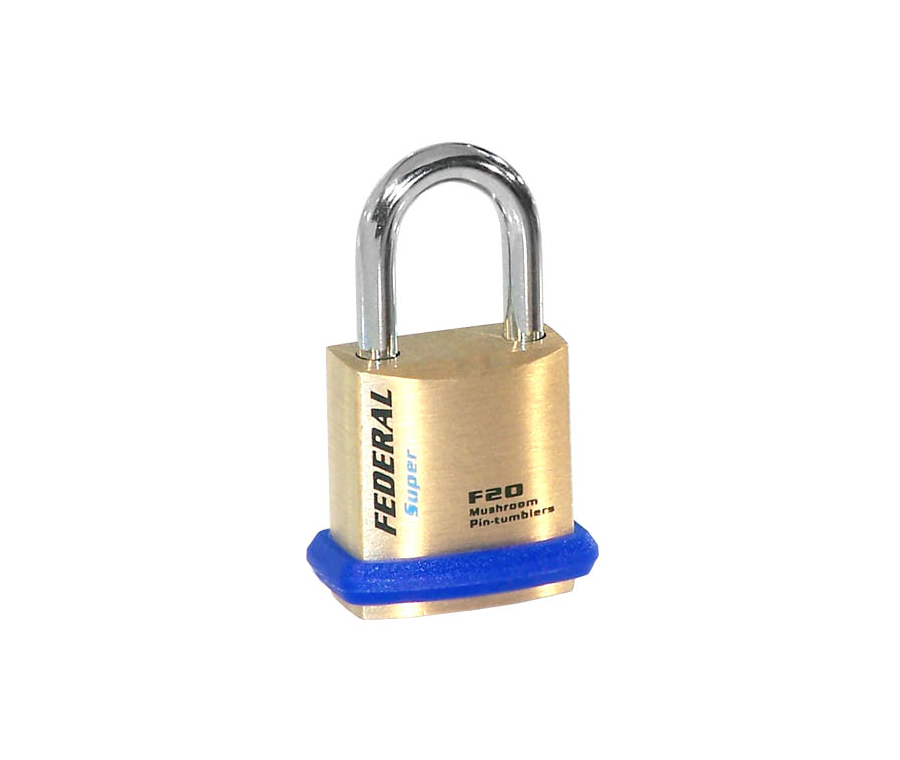 Federal FD20F 20mm Brass Padlock with keying options