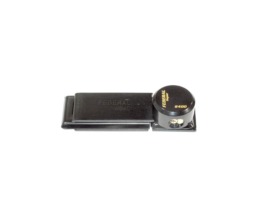 Federal FD6440 Hasp & Staple with Solid Steel Round Shackleless Padlock & keying options