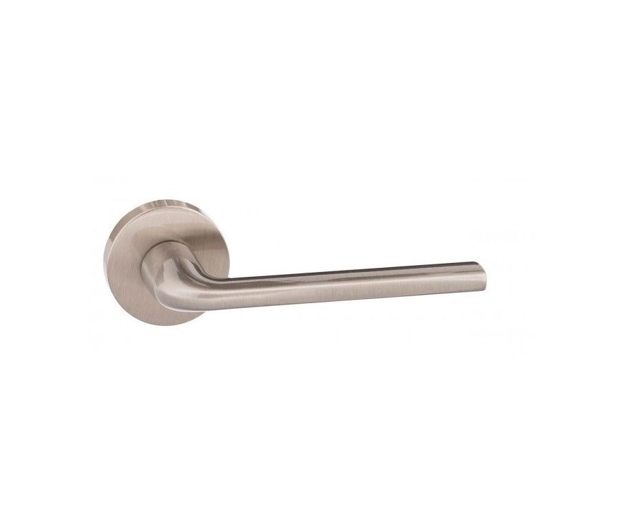 Set Forme FMR133SN Satin Nickel Milly Lever on Round Minimal Rose 