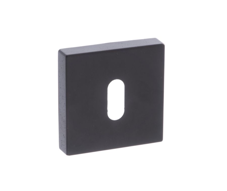 Forme FMSKMB Matt Black Square Minimal Key Escutcheon
