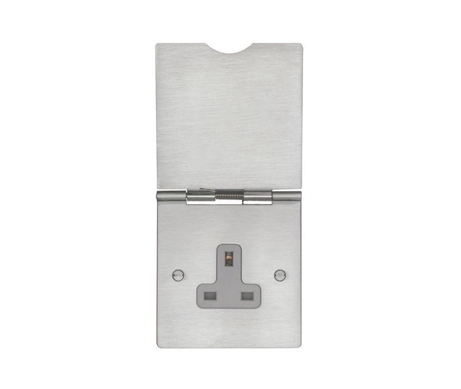 Eurolite Euroseal 13A 1 Gang Unswitched Floor Socket Stainless Steel| FS4030SSS