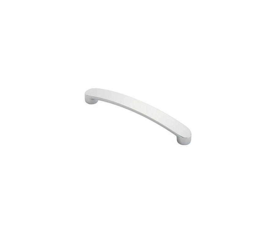 Polished Chrome 145mm Radiused End Flat Bow Handle | FTD2035ACP