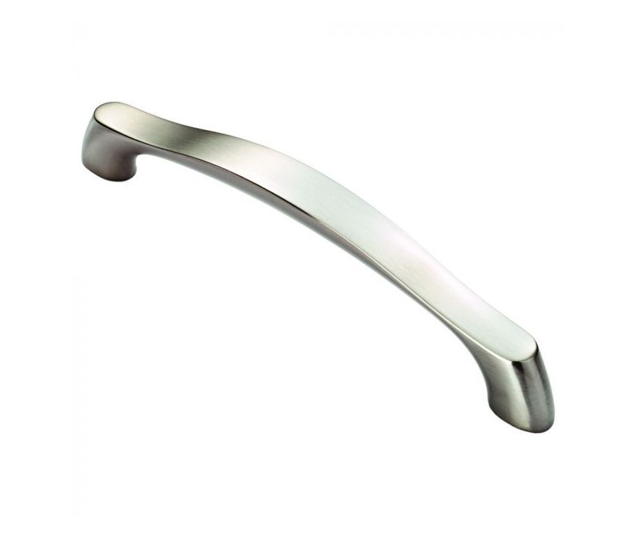Satin Nickel 194mm Chunky Arched Grip Handle | FTD2080BSN