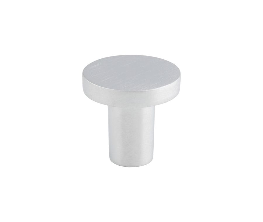 Satin Chrome 26mm Circular Cupboard Knob | FTD348ASC