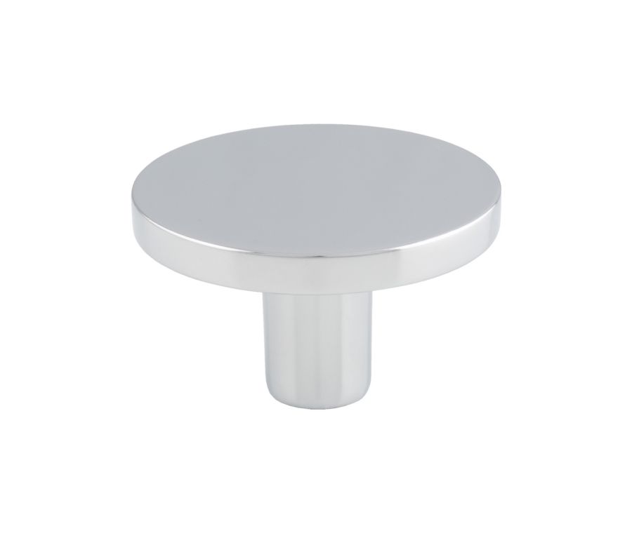 Polished Chrome 41mm Circular Cupboard Knob | FTD348BPC